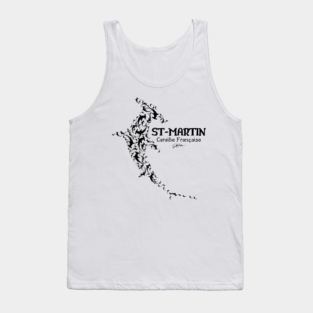 Saint Martin, French Caribbean Islands Tank Top by jcombs